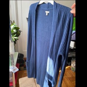 Sonoma blue cardigan/ open sweater